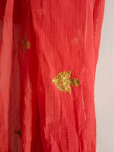 2 Combo Red Colour Dupatta