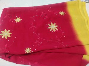 Excellent Saree With Colour Combination