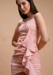 Price Drop🔥Pink ruffle Dress ( Tokyo Talkies)