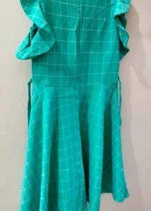 Green Checkered Dress