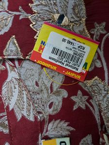 Maroon Suit With Full Size Dupatta