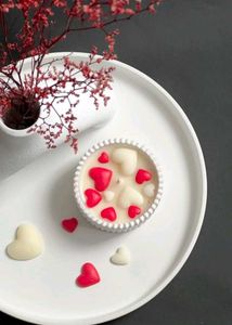 Concrete Heart Jar Candle ❤️🕯️