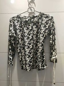 Black Western Top.