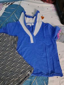 Zara Trafaluc Striped ∆ Korean Tops