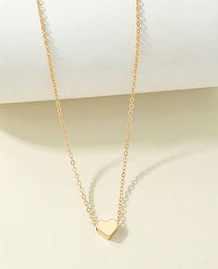 Gold Heart Pendant Necklace