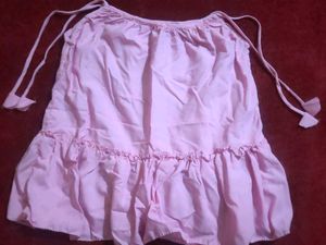 A-line Dress With Tie-up Sleeves