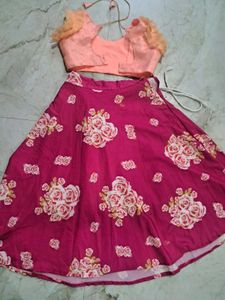 Cute Floral Skirt Set