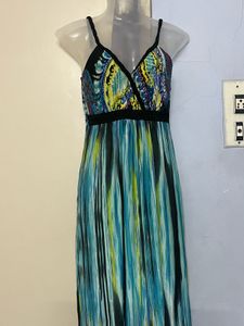 Pintrest padded long maxi one piece