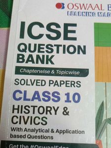 Icse Class 10th History/Civics 2025