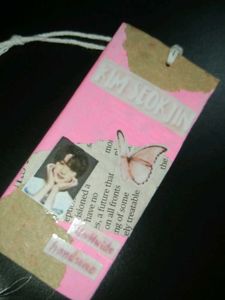 BTS Jin Handmade Bookmark