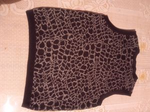Black And Grey Top