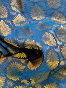 Blue And Green Korvai Kanchipuram Silk Saree