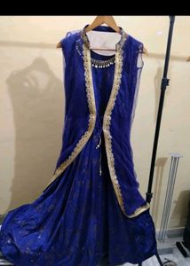 SALE::Blue Embellished Gown