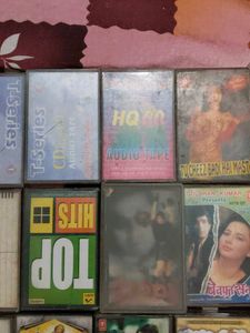 Vintage Bollywood Cassette Tapes - Lot of 40