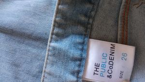 Light Wash Distressed Denim Jeans