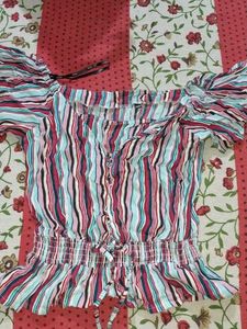 Striped Cute Top