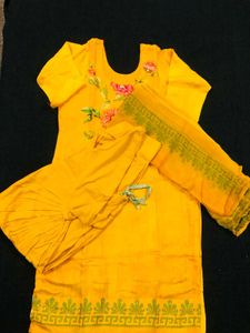 Mustard Colour Suit