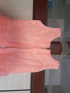 Cute Peach Party Dress