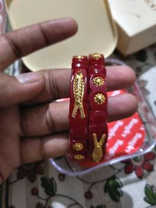 Red & Gold Bangles