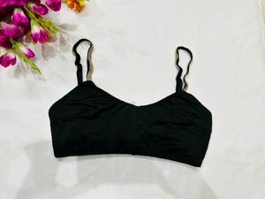 🇳🇿💫♥️ Imported Black Embellished Bralette