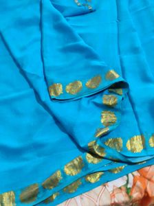 Elegant Blue Saree