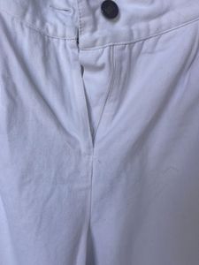 White Wide Leg jeans Pants worn once
