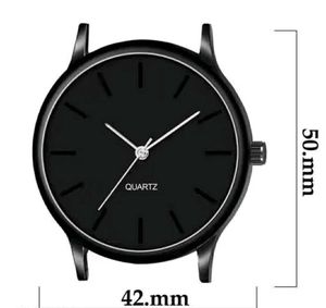 Man Analog Black Silicone Watches