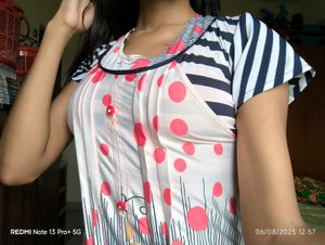 Patterned Tunic Top