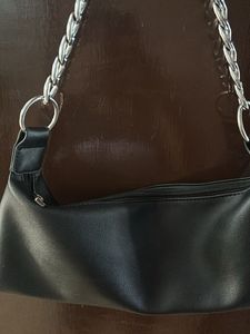 Miniso Black Chain Shoulder Bag