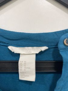 💙 Flowy Teal Dream! 🌊 H&amp;M Viscose Tunic