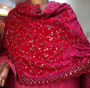 Velvet look Party Shawl