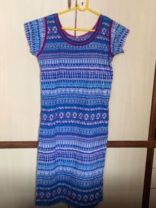 Blue & White Contemporary Kurta