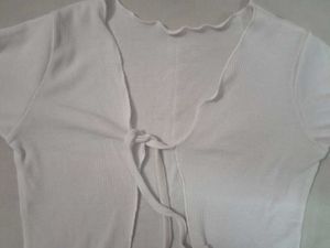 White Cardigan Top