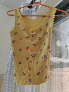 Floral Sleevless Tank Top