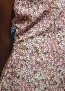 (Negotiable)Autumn fall cute floral dress 🩷