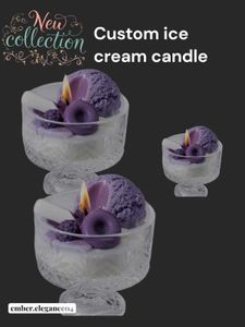Custom Ice Cream Candle