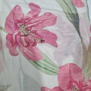 Floral Beach cover up skirt (free size)