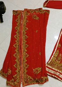 party wear suit with full zari work dupatta