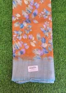 Floral Print Banarasi Silk Sarees - Set Of 7