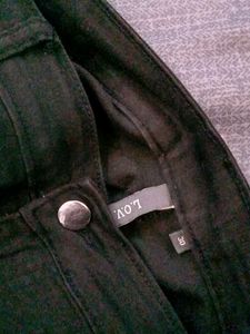 Black Bootcut Jeans