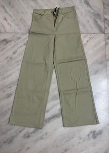 Wide Leg green Pants