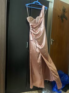 Elegant One-Shoulder Gown