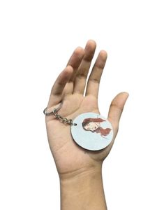 Custom painted keychain