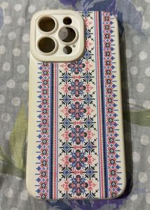 Patterned I phone 15 pro max back cover case