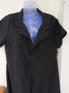 Striped Blazer Dress