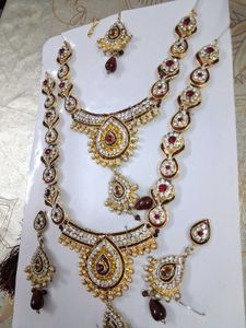 Artificial Rani Haar Necklace 2 Pieces Set