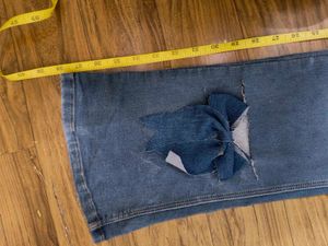 Bow Accent Flare Jeans
