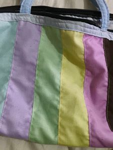Striped Handbag