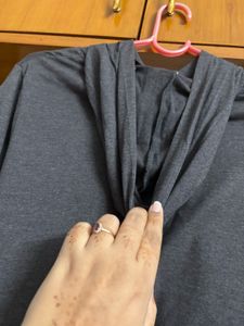 Gray Graphic Hoodie