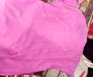 Pink Embroidered Kurta